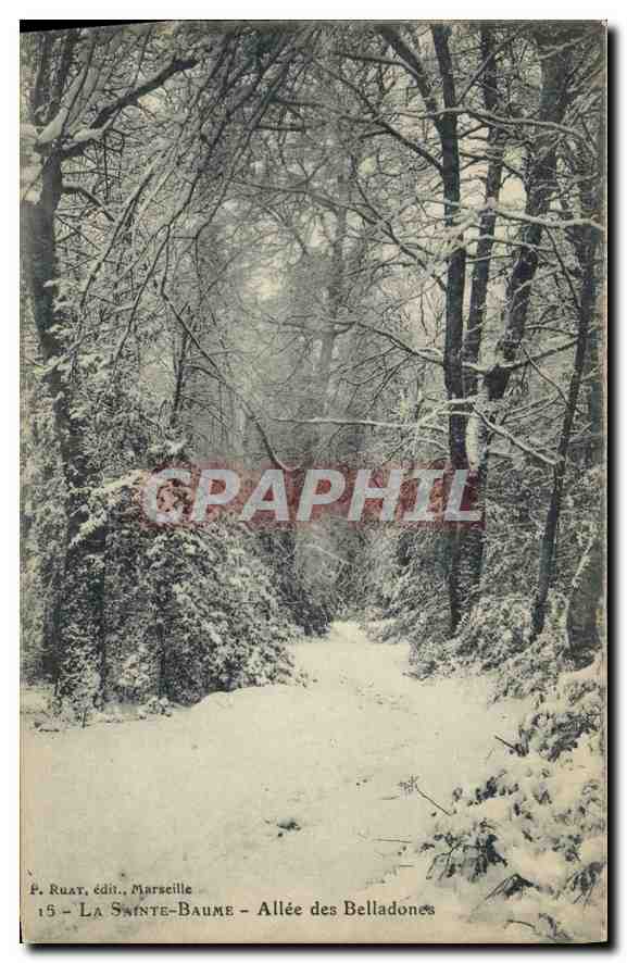 CPA La Sainte Baume Allee des Belladones