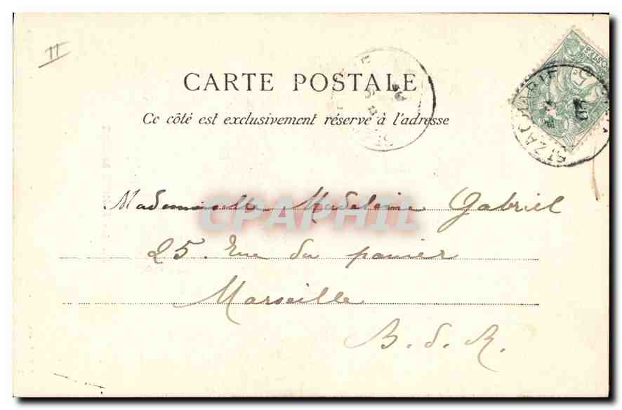 CPA La Sainte Baume  — Verso