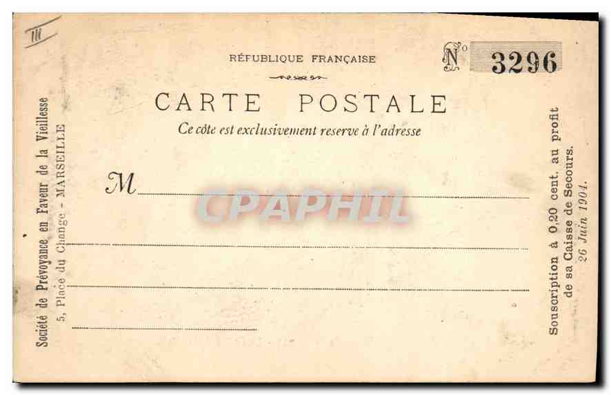 La Sainte Baume - La Ferme de Giniés — Phototypie R. Lacour — Marseille — n°703 — Reverso