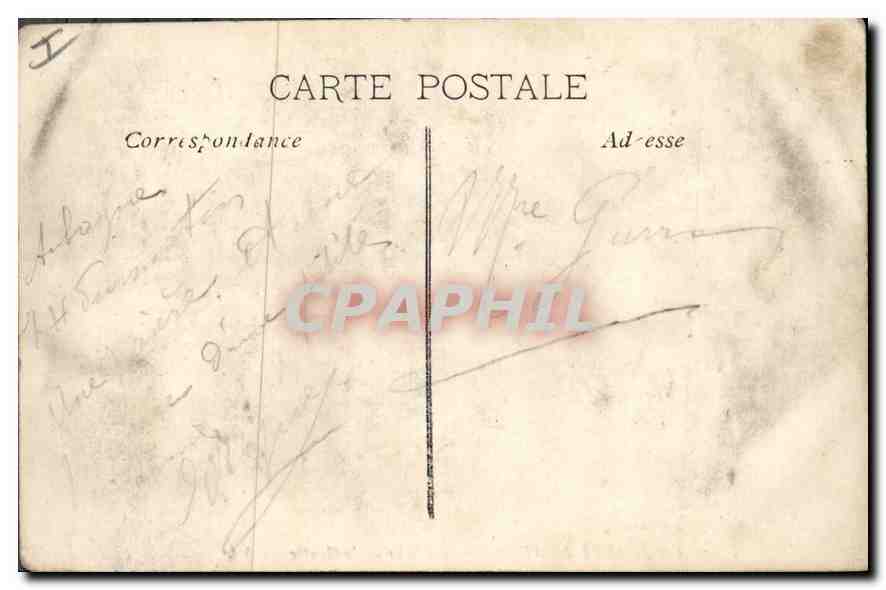 CPA La Sainte Baume Interieur de la Grotte — Verso