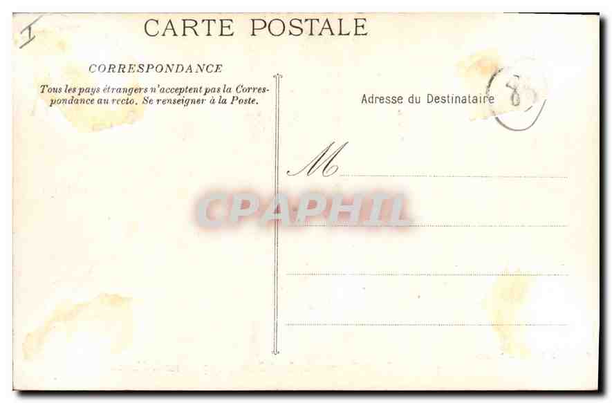 CPA La Sainte Baume Le Saint Pilon (Vue prise sur le Plateau) — Verso