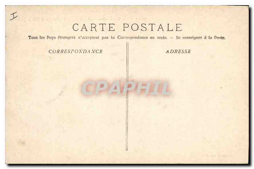 CPA La Sainte Baume Le Saint Pilon (Vue prise sur le plateau) — Verso