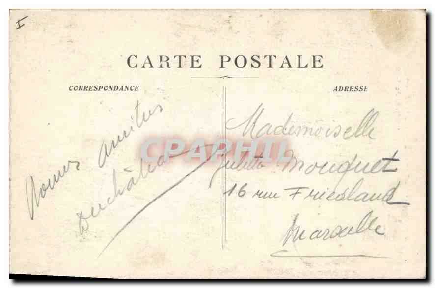 CPA Foret de La Sainte Baume La Planeto — Verso