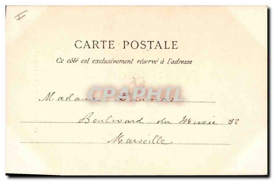CPA Sainte Baume La Foret — Verso