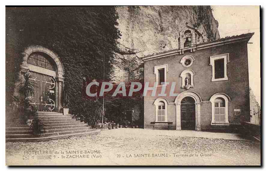 CPA La Sainte Baume Terrasse de la Grotte