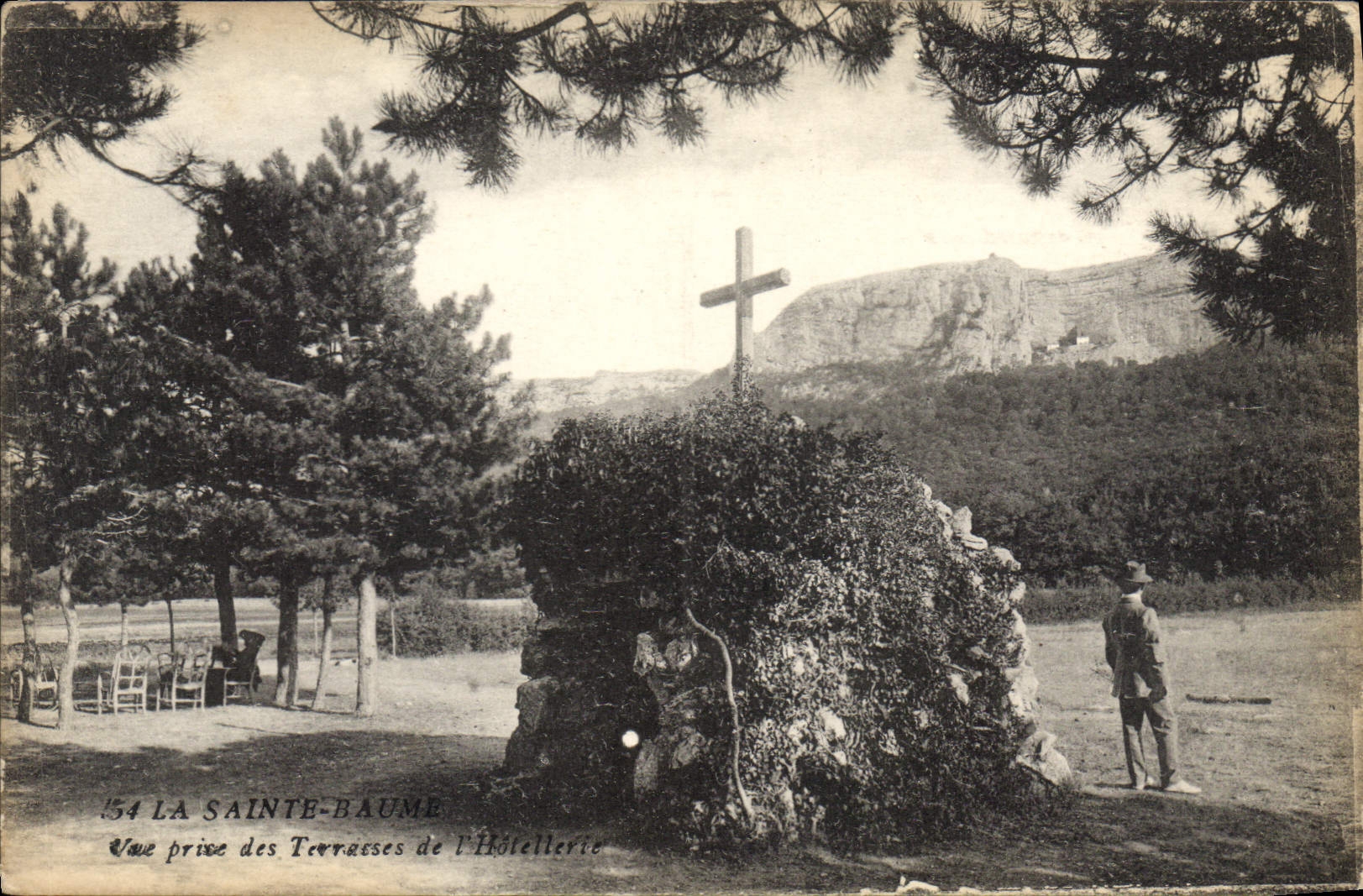 CPA La Sainte Baume Vue prise des Terrasse de L'Hotellerie