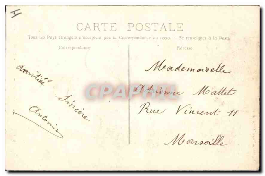 CPA La Sainte Baume Le St Pilon et la Grotte — Verso