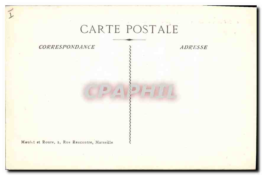 CPA La Sainte Baume Chapelle du St Pilon et Pic des Beguines — Verso