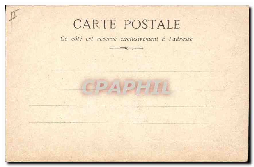 CPA La Sainte Baume Montee de la Grotte — Verso