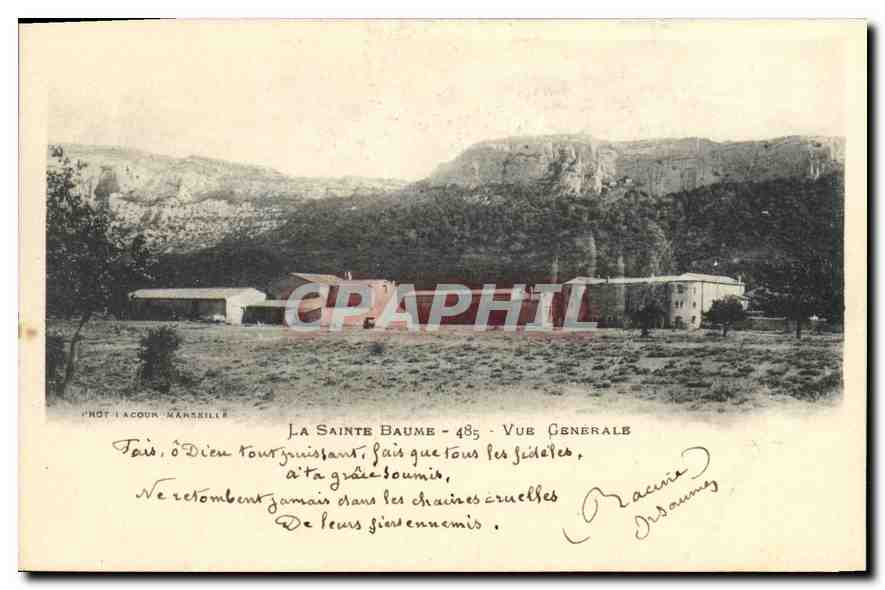 CPA La Sainte Baume Vue generale