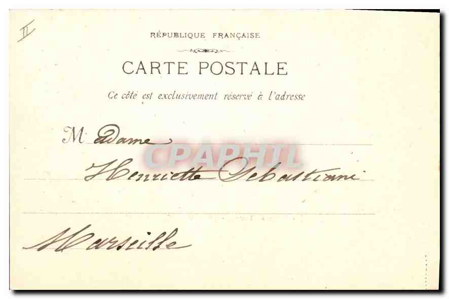 CPA La Sainte Baume Vue generale — Rückseite