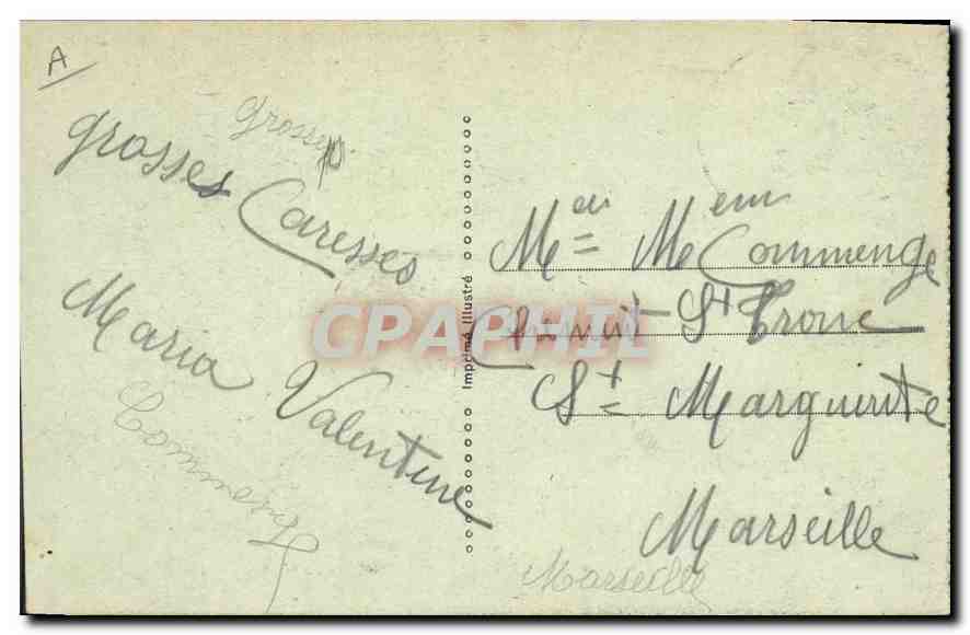 Chaîne de la Sainte-Baume et le Plateau du Plan d'Aups — 2238 — Éditeur impr. illustré — Verso
