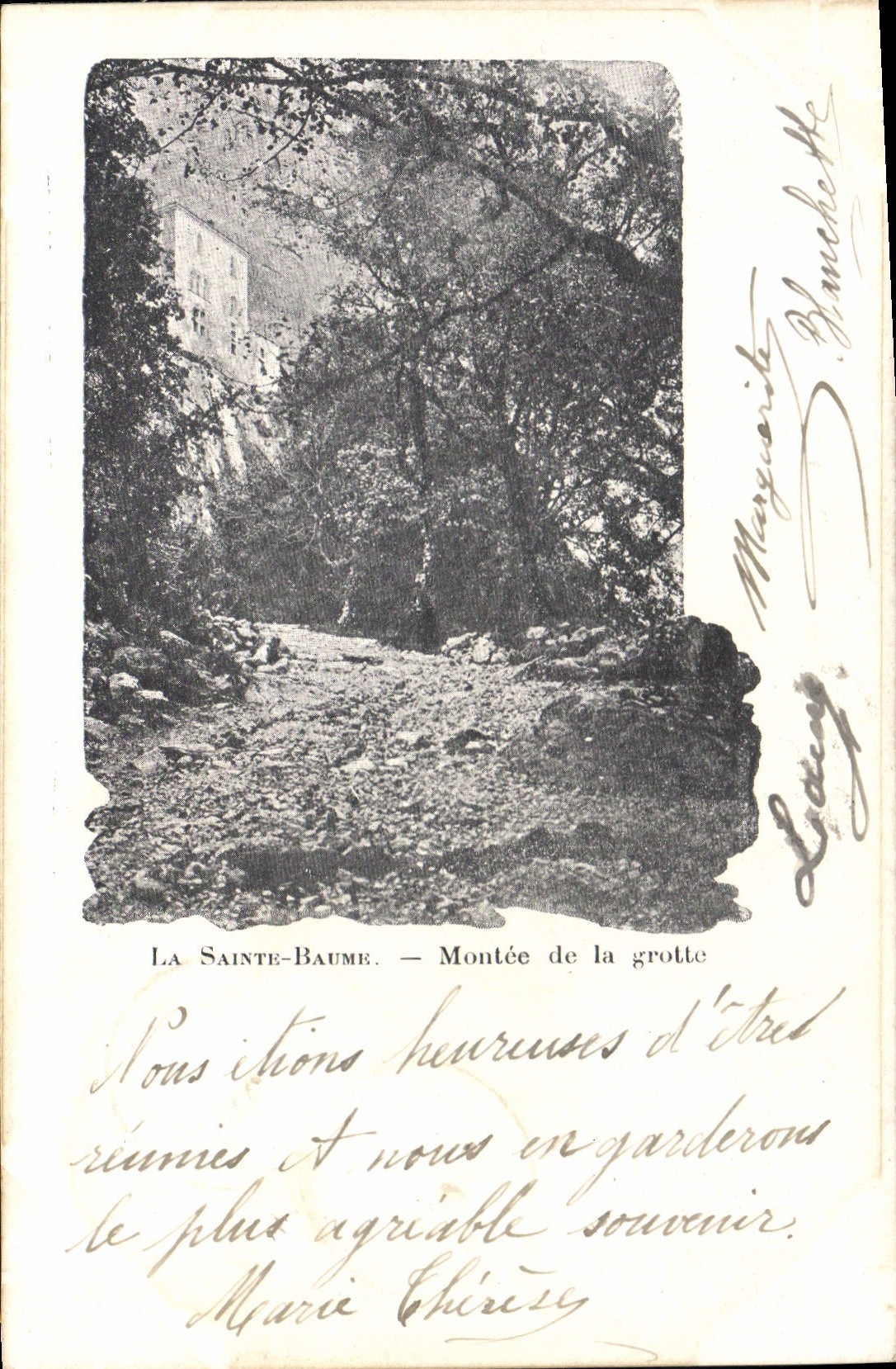 CPA La Sainte Baume Montee de la grotte