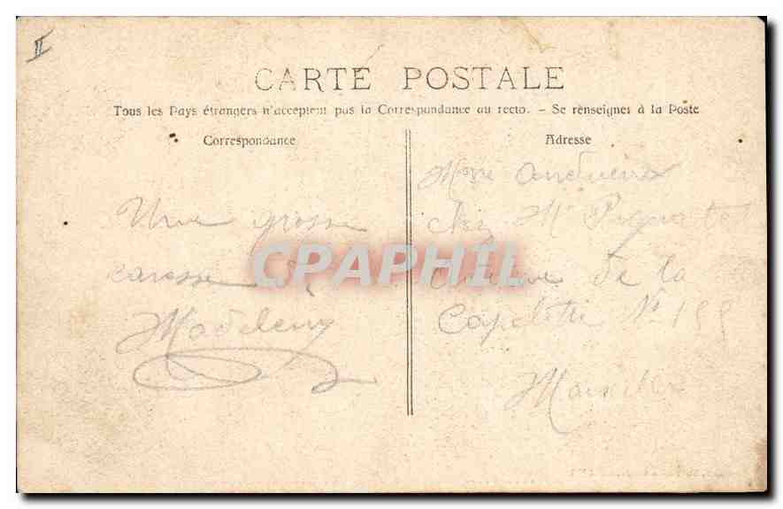 CPA Souvenir de La Sainte Baume  — Verso