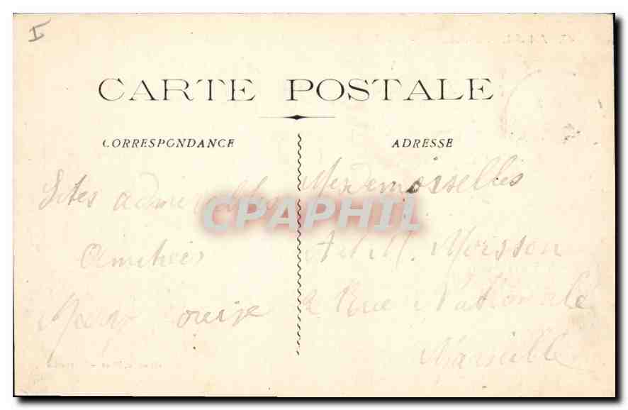 CPA La Sainte Baume Les a Pics du St Pilon — Verso