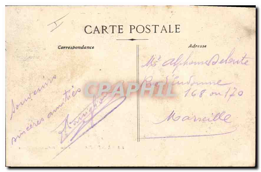 CPA La Sainte Baume La Fontaine de Nans — Verso