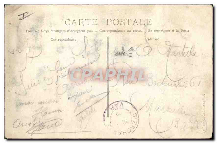 CPA La Sainte Baume Le St Pilon et la Grotte — Verso