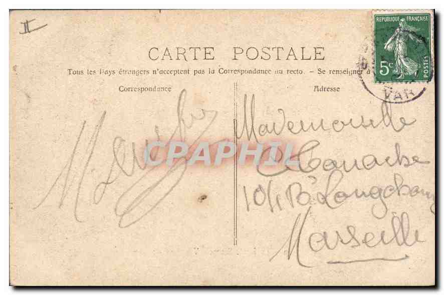 CPA La Sainte Baume Vue generale — Verso