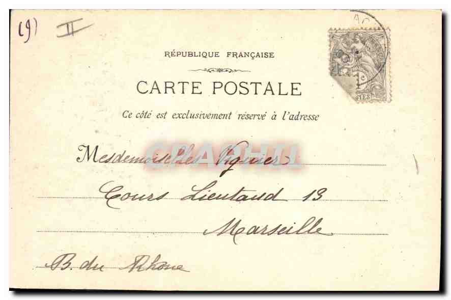CPA La Sainte Baume La Nouvelle Chapelle — Verso