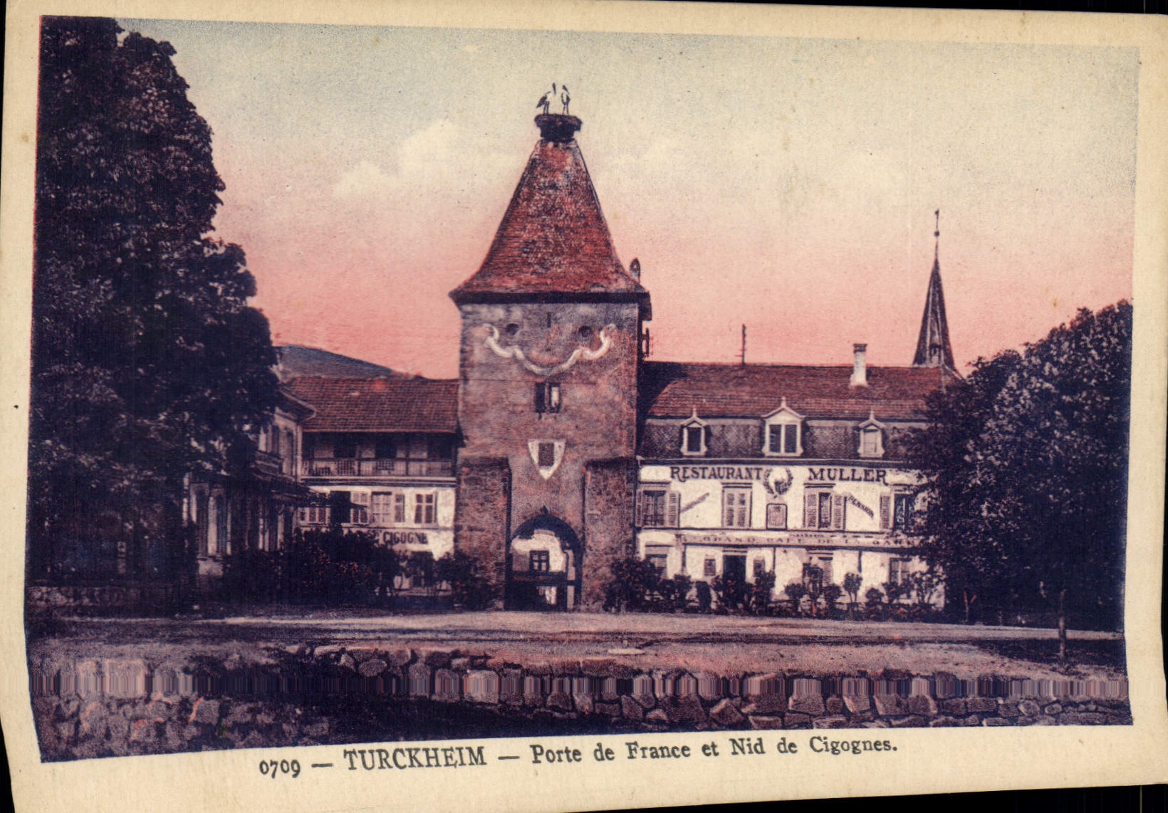 Turckheim — Porte de France et Nid de Cigognes — Édition A. Murat, Turckheim