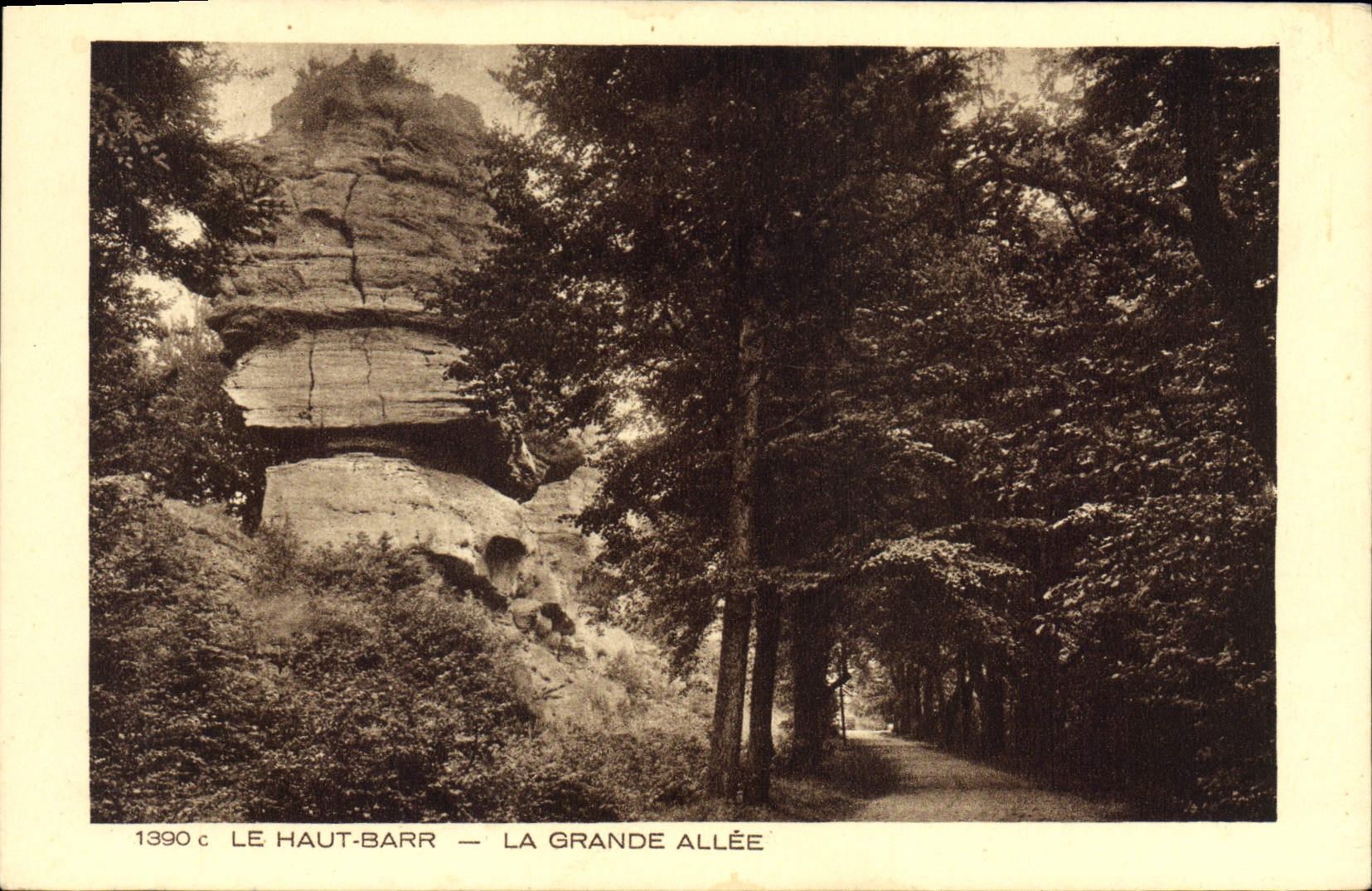 CPA Le Haut Barr La Grande Allee
