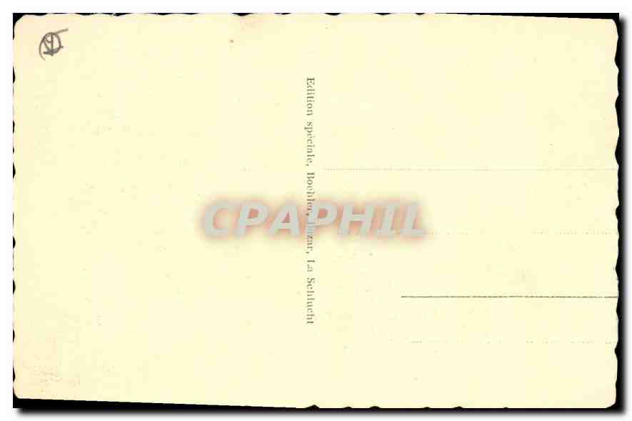 CPA Hautes Vosges La Vallee de Munster — Verso