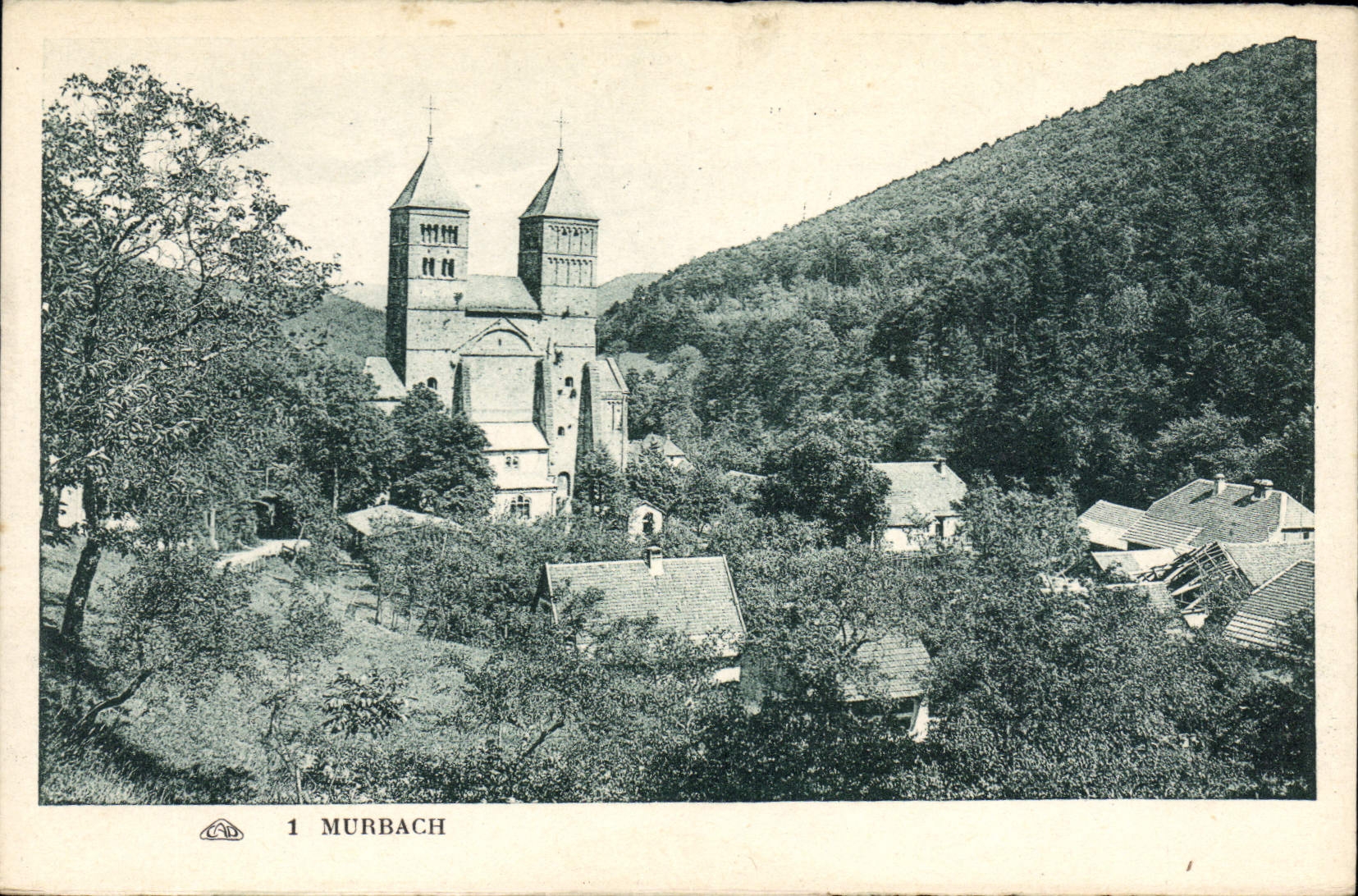 Murbach — église et village — Albums des Arts Photographiques, Strasbourg