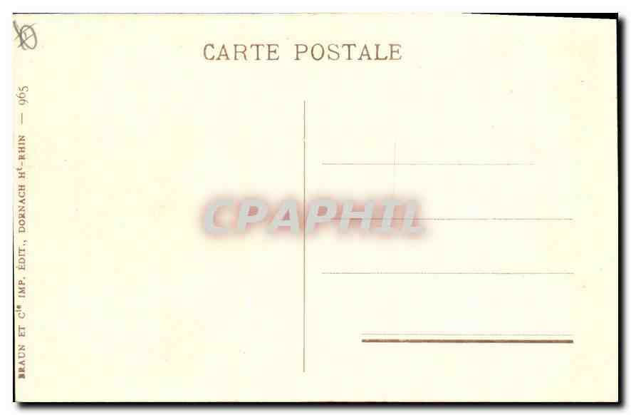 CPA Mont Sainte Odile Le Couvent  — Rückseite
