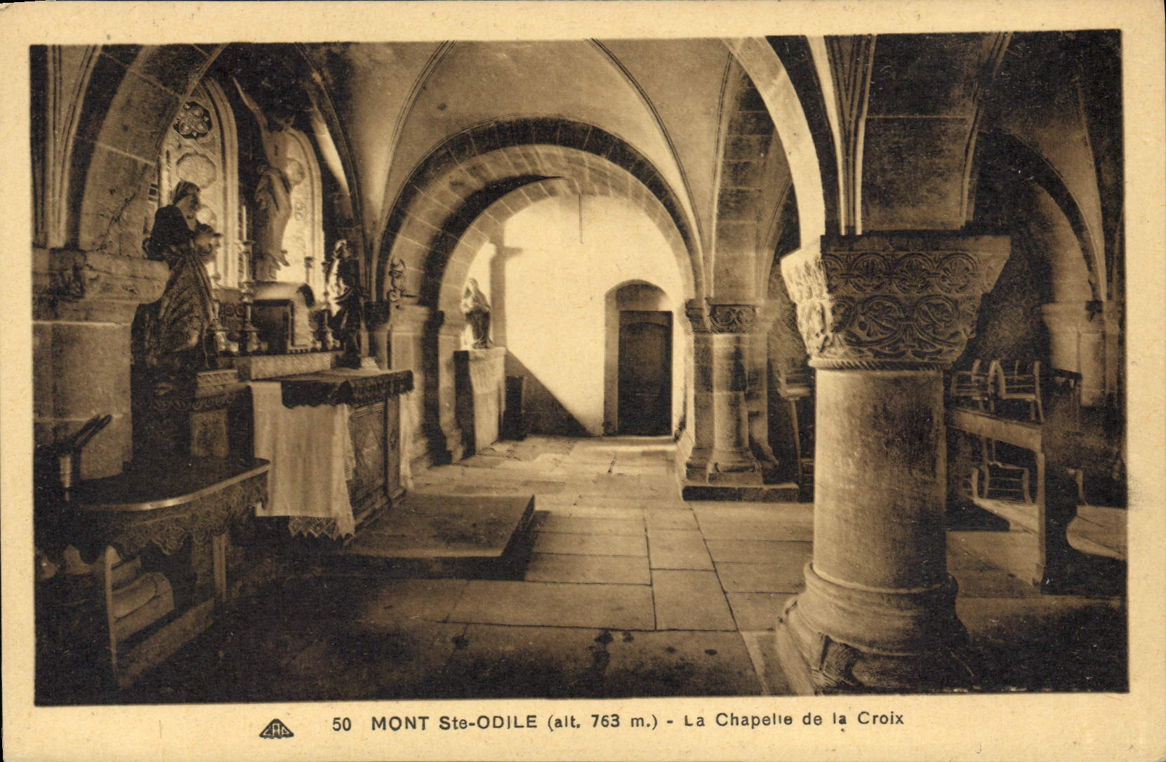 CPA Mont Ste Odile La Chapelle de la Croix 