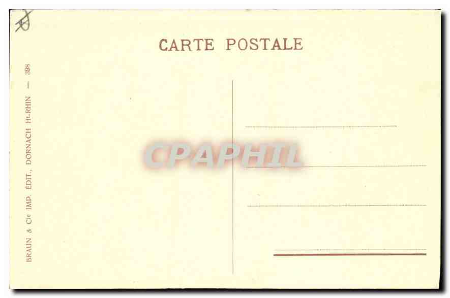 CPA Mont Saint Odile Les Abords de la Source  — Rückseite
