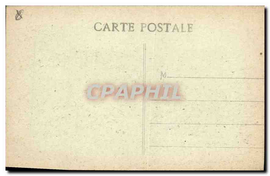 CPA Marseille Porte d'Aix Tramway — Verso
