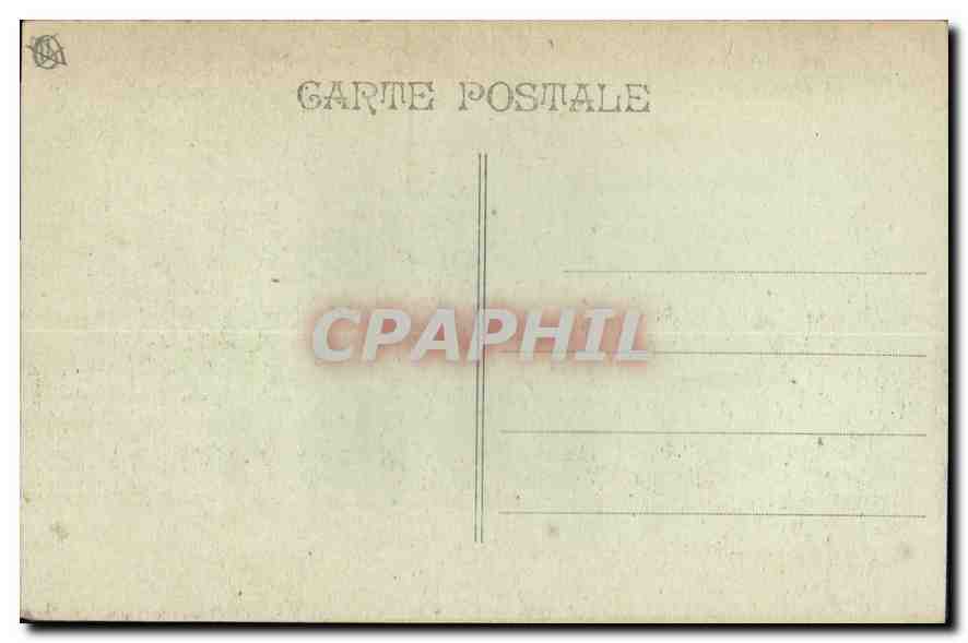 CPA Marseille La Porte d'Aix  — Verso