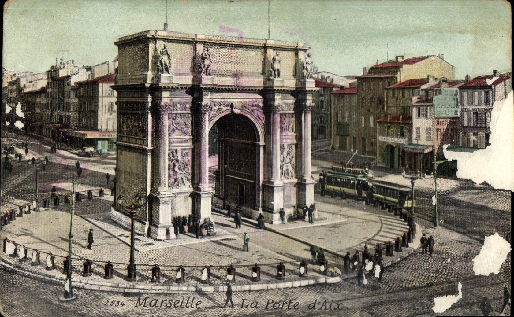 Marseille — La Porte d'Aix — éditeur inconnu, n° 2534