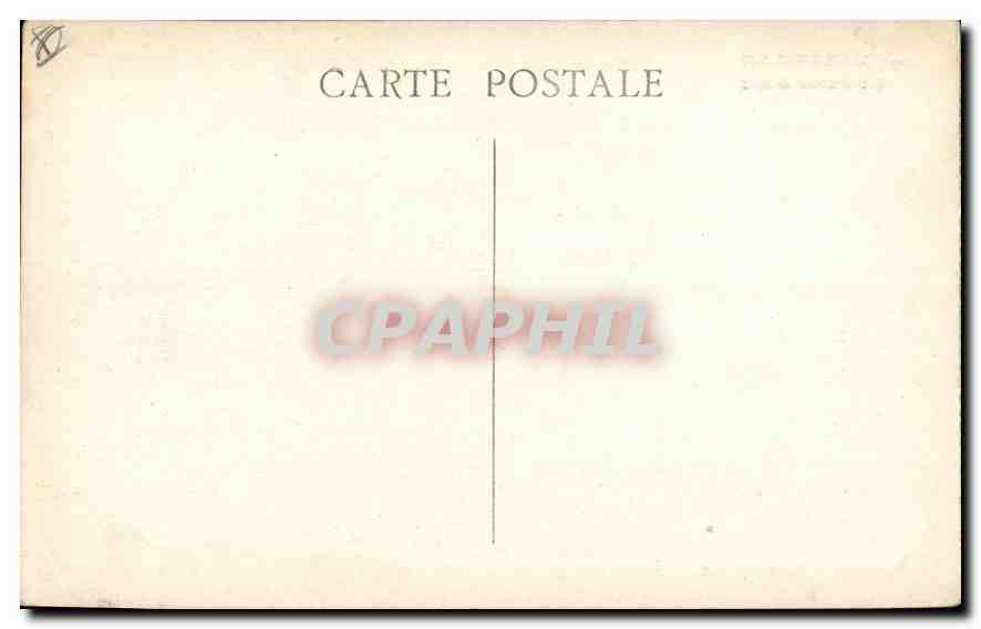 CPA Marseille La Porte d'Aix  — Verso