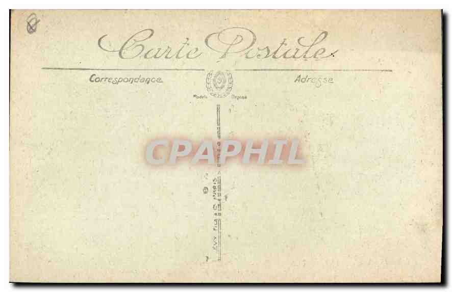 CPA Marseille L'Arc de Triomphe dile Porte d'Aix — Rückseite