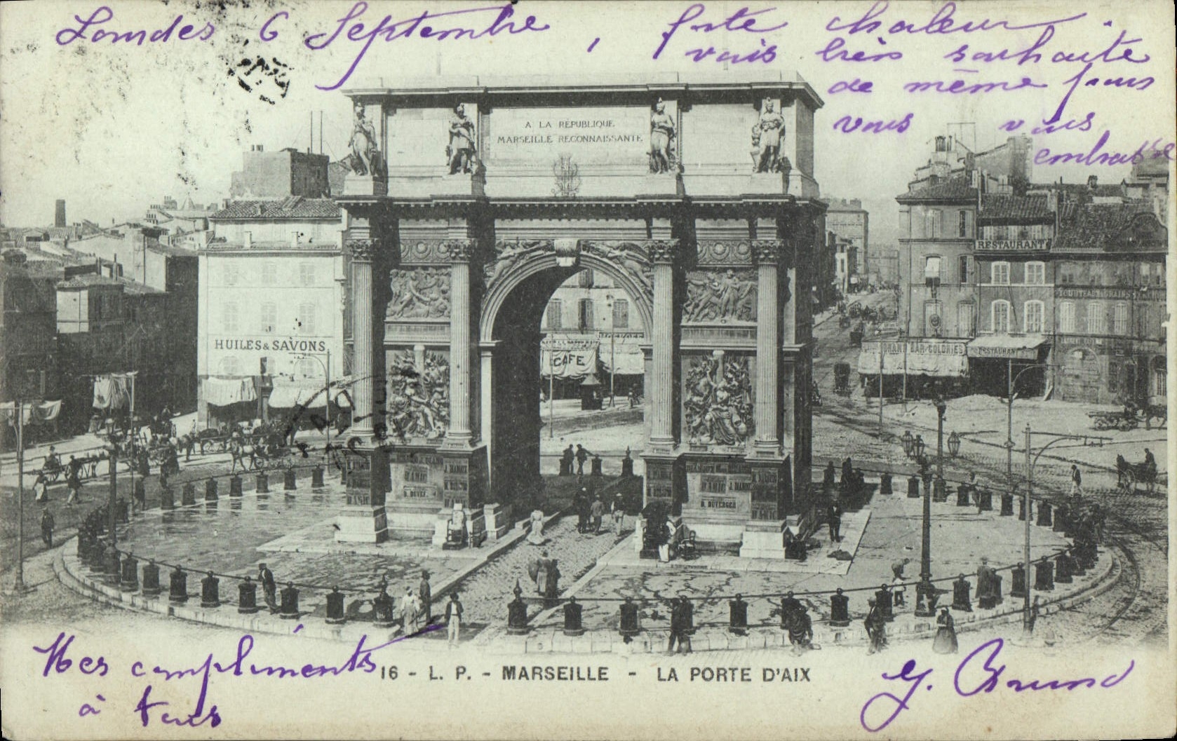 CPA Marseille La Porte d'Aix 