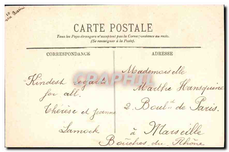 CPA Paris La Seine des Tours de Notre Dame  — Rückseite