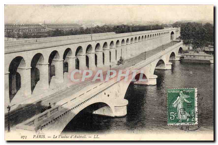 CPA Le Viaduc d'Auteuil  Paris