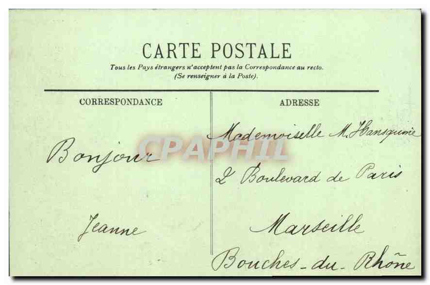 CPA Le Viaduc d'Auteuil  Paris — Rückseite