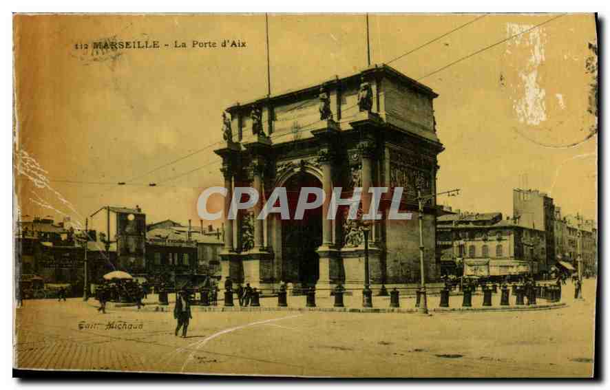 Marseille - La Porte d'Aix — éditeur Carte Michaud, n° 112