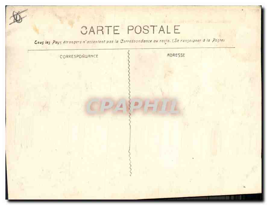 CPA Marseille La Porte d'Aix  — Verso