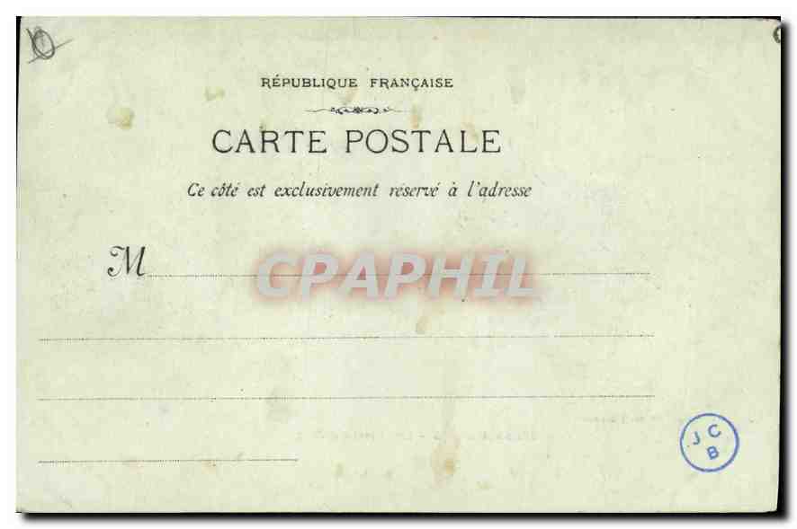 CPA Marseille La Porte d'Aix  — Verso