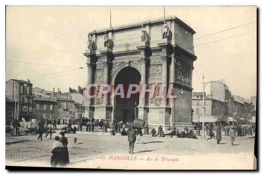 CPA Marseille Arc de Triomphe 