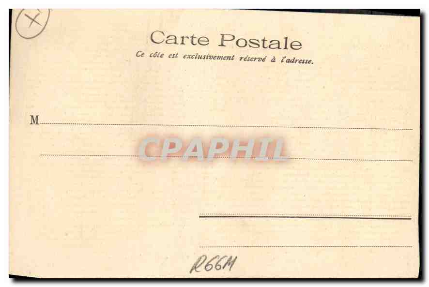 CPA Marseille L'Arc de Triomphe  — Verso