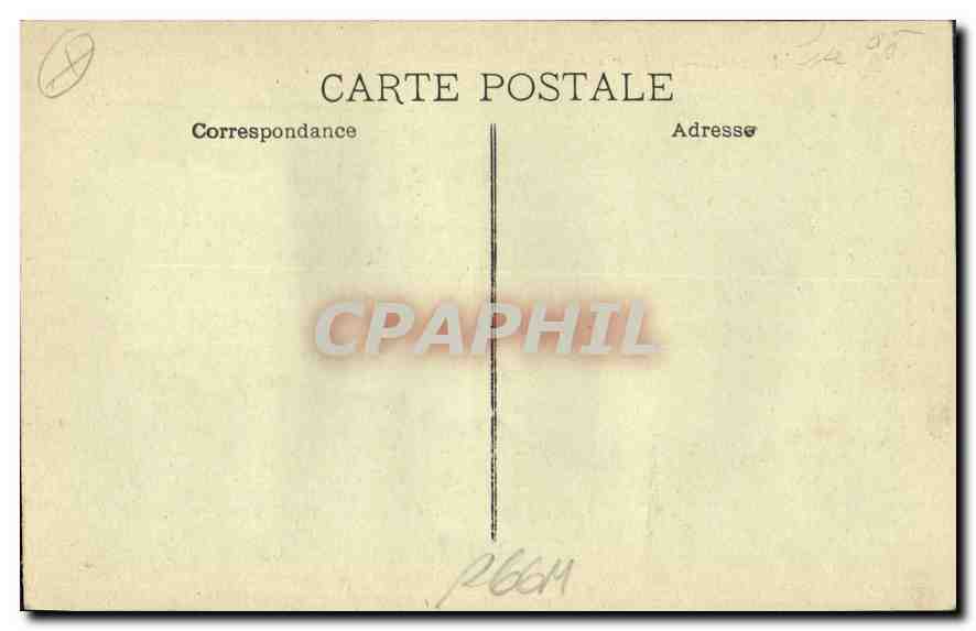 CPA Marseille La Porte d'Aix  — Verso