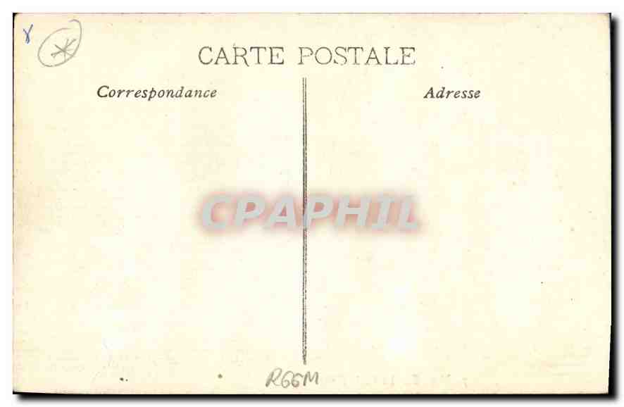CPA Marseille La Porte d'Aix  — Verso