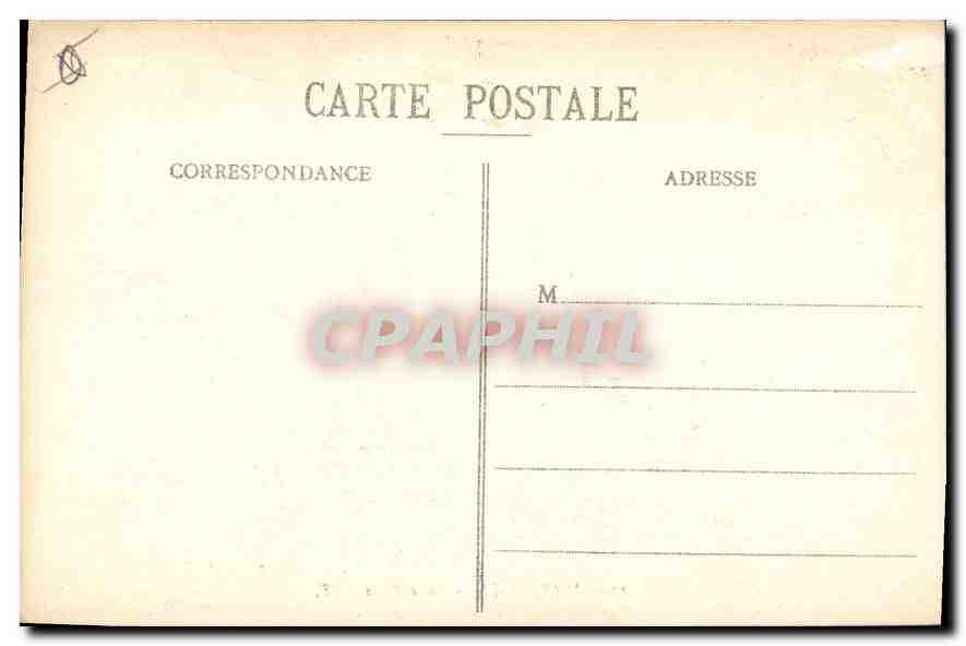 CPA Marseille Porte d'Aix  — Verso
