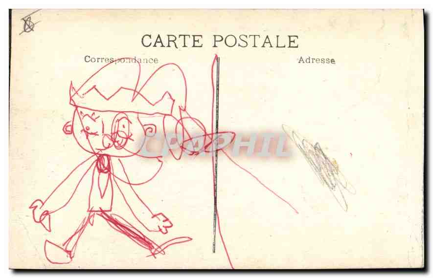 CPA Marseille Porte d'Aix  — Verso