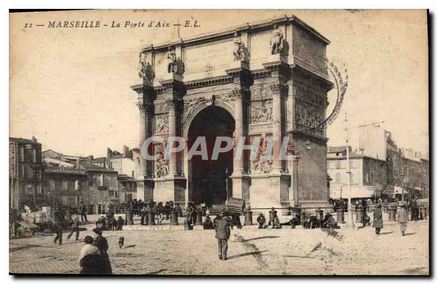 CPA Marseille La Porte d'Aix E L 