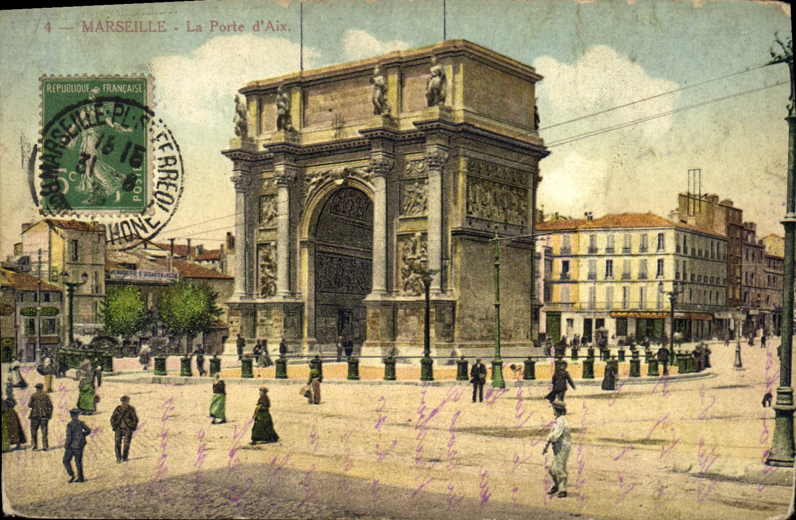 CPA Marseille La Porte d'Aix 